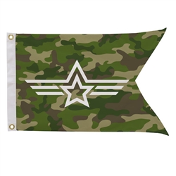 24in x 16in Polyester Guidon Single-Sided Flag
