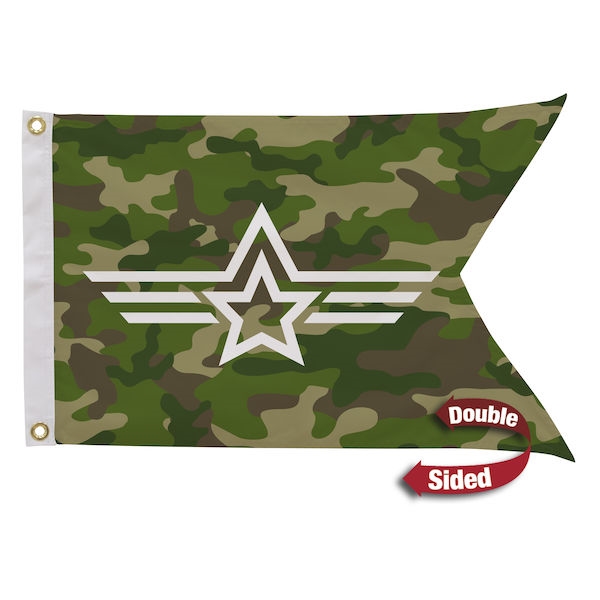 24in x 16in Polyester Guidon Double-Sided Flag