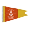 24in x 16in Polyester Burgee Single-Sided Flag