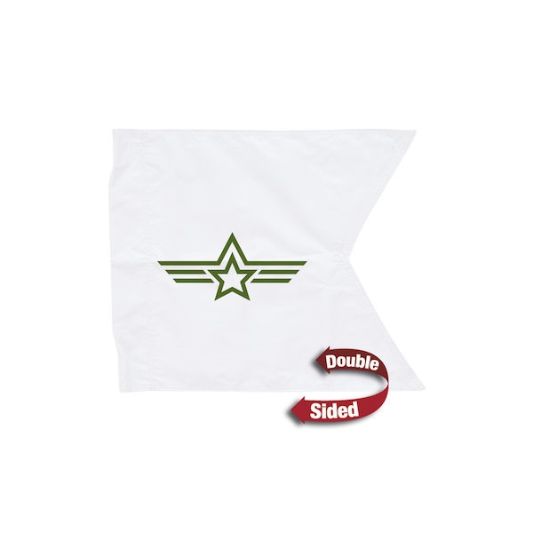 27.75in x 20in Polyester Guidon Double-Sided Flag