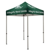 Outdoor 6ft x 6ft Deluxe Tents offer heavy duty commercial-grade popup frames designed for professional use. Canopies can customized with full color printing to display your company branding. Showcase your business name with our outdoor event tents.