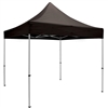 Outdoor 10ft x 10ft Premium Tents offer heavy duty commercial-grade popup frames designed for professional use. Canopies can customized with full color printing to display your company branding. Showcase your business name with our outdoor event te