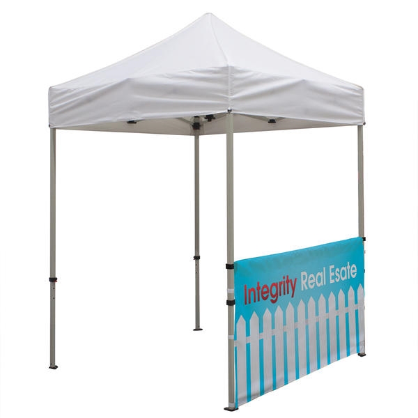 Outdoor 6ft Tents offer heavy duty commercial-grade popup frames designed for professional use. Canopies can customized with full color printing to display your company branding. Showcase your business name with our outdoor event tents.