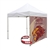 Outdoor 8ft Tents offer heavy duty commercial-grade popup frames designed for professional use. Canopies can customized with full color printing to display your company branding. Showcase your business name with our outdoor event tents.