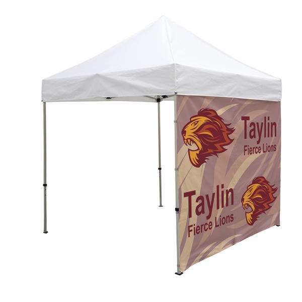 Outdoor 8ft Tents offer heavy duty commercial-grade popup frames designed for professional use. Canopies can customized with full color printing to display your company branding. Showcase your business name with our outdoor event tents.