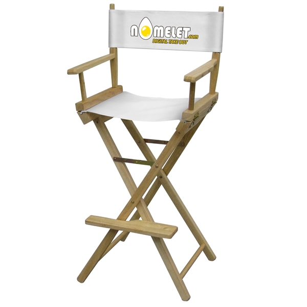 Bar-Height Director's Chair (Full-Color Imprint)