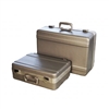 19in x 12in x 6.5in 624 Delta Carrying Travel Case with Latches. The lightweight, rugged molded Fiberbilt 624 Delta Carrying Case is constructed of high-impact polyethylene plastic. Molded in double military stripes create.