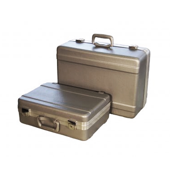 19in x 12in x 6.5in 624 Delta Carrying Travel Case with Latches. The lightweight, rugged molded Fiberbilt 624 Delta Carrying Case is constructed of high-impact polyethylene plastic. Molded in double military stripes create.