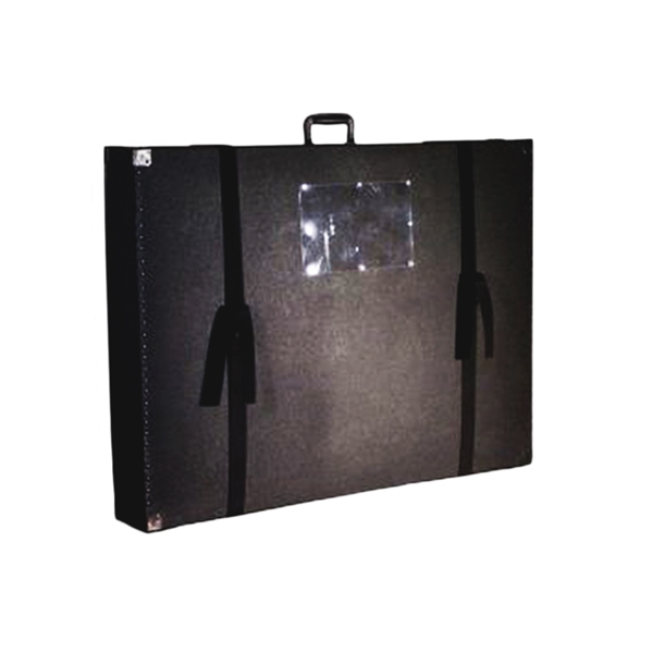 275 Omni Display Panel Case 44in x 40in x 6in Foam Lined is the perfect case for carrying display materials to and from trade shows, meetings. Easily transport trade show panel table tops, panel displays, exhibits, protect displays during transportation