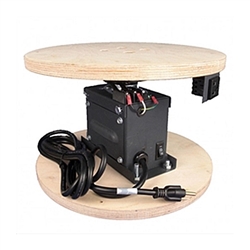 Display Turntable w/ Outlet for Trades Shows, Retail, Photography