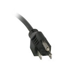 Male Plug 3 foot (.9m) Power Supply Cord (Pre-Wired) 10 Amp