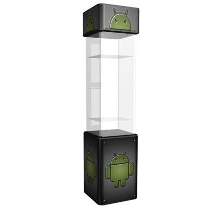Magic Displaycase Glass Counter Trade Show Counter and Graphic is a great way to display your product at trade show or Event. Use the signage area at the top of the display case to attract attention.