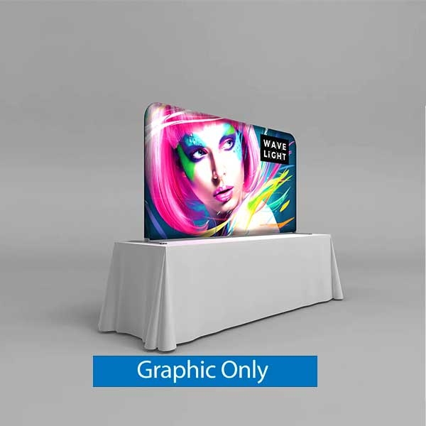8ft Wavelight Table Top LED Backlit Display | Graphic Only)