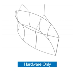 10ft x 24in MAKITSO Blimp Ellipse Hanging Tension Fabric Banner Hardware Only. Hanging Banner Displays: high-quality print graphic, lightweight aluminum frame, largest variety of Ellipse Hanging signs for trade shows.