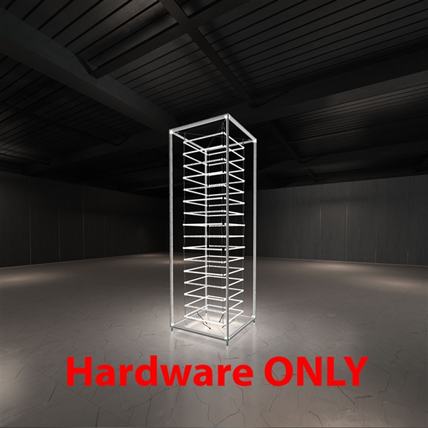 Breathe new light into your exhibit or retail space with 10ft tall Wavelight Casonara Light Box Towers. These backlit towers feature easy to assemble hardware with SEG receptive grooves for easy assembly and LED lights that attract attention from across t