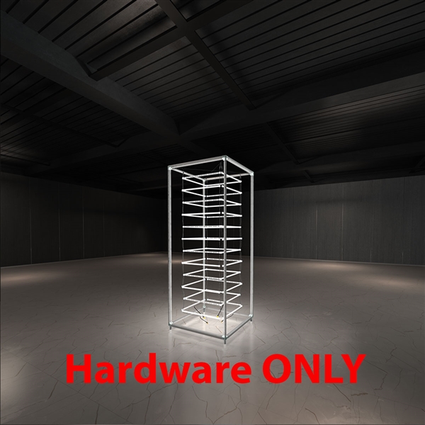 Breathe new light into your exhibit or retail space with 8ft tall Wavelight Casonara Light Box Towers. These backlit towers feature easy to assemble hardware with SEG receptive grooves for easy assembly.