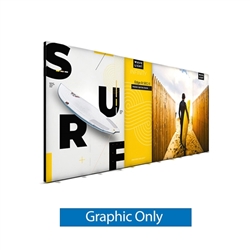 Double-sided replacement graphics for the 18ft x 8ft Wavelight Infinity 950L lightbox Display. These custom graphic skins use the latest dye-sublimation technology to complete your perfect display space.