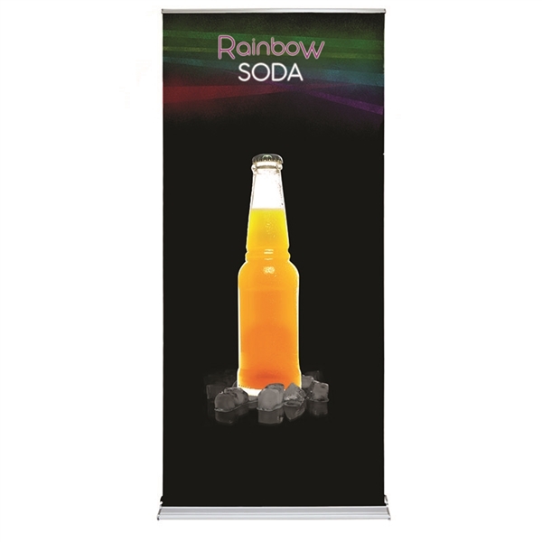 4ft x 8ft Cascade Vinyl Retractable Banner Stand