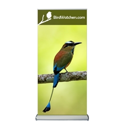 3ft x 7ft Two Sided Vinyl Retractable Banner Stand