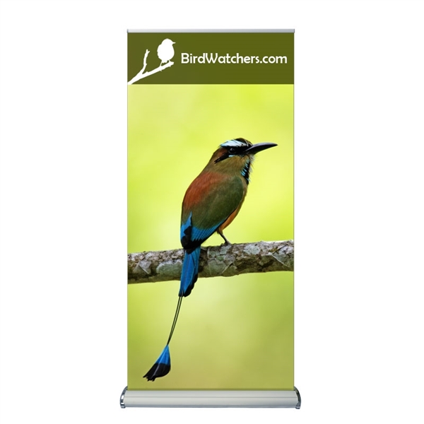 3ft x 7ft Two Sided Vinyl Retractable Banner Stand