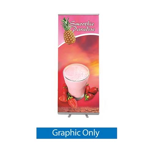 3ft x 7ft Economy Fabric Retractable Banner Stand