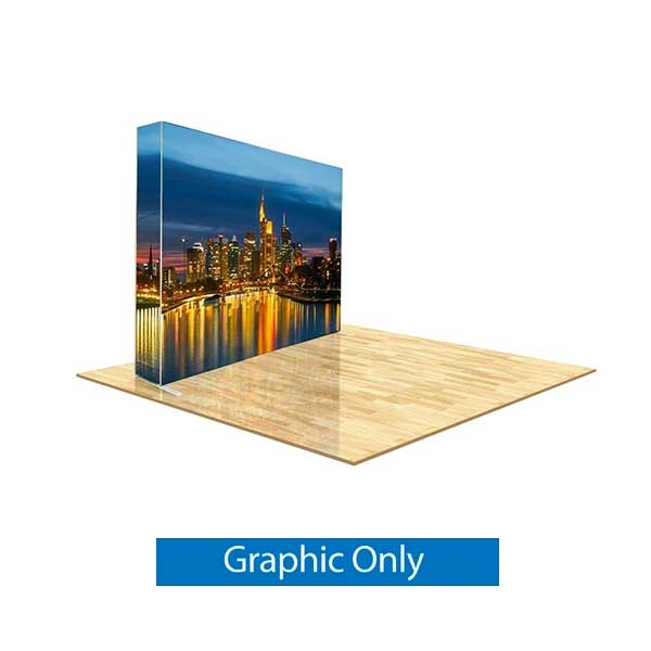 10ft x 8ft SEG Popup Display (Graphic Only). Stand out at your next trade show or event with an LED backlit display with custom printed fabric graphics.