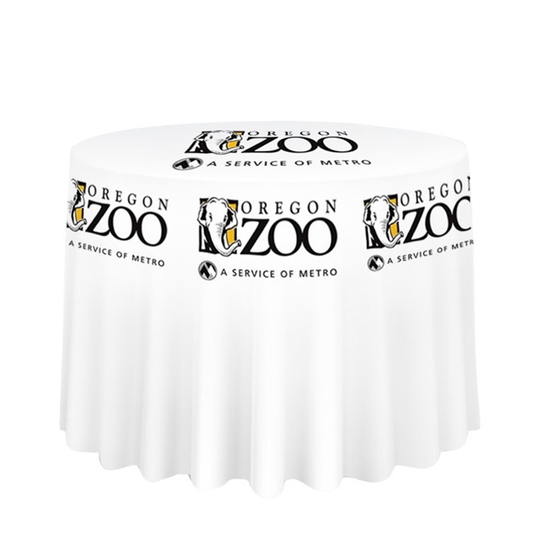 24in x 30in H Round Draped Table Throw