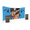 20ft x 8ft Wave Tube Modular Booth Kit - B4D1B4 | Double-Sided