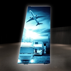 4ft x 8ft Angled Igniter Fabric Light Box Display Kit | Single-Sided Kit