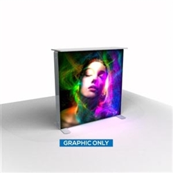 3.3ft x 3.3ft SEGO Modular Lightbox Counter | Double-Sided |  Graphic Only