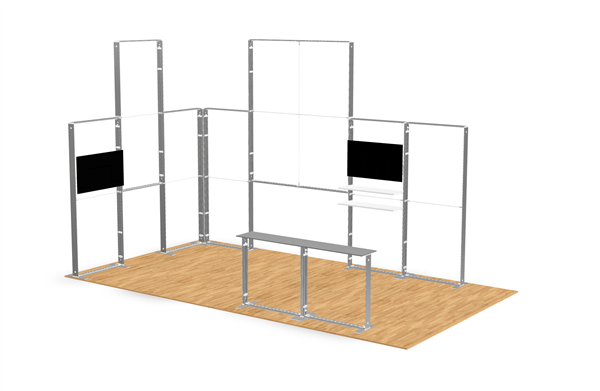 Sego8 10ft x 20ft Configuration N | Double-Sided | Lightbox