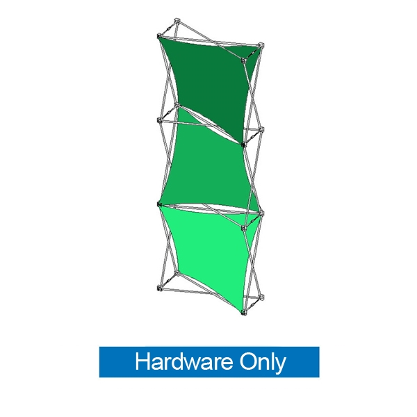 3ft (1x3) Xpressions SNAP A Trade Show Display Hardware Only. Create a stunning 3-dimensional display in a Snap! Twelve frames, two planes for integrated graphics, and infinite configurations, offer a playground to create dramatic effects with endless des