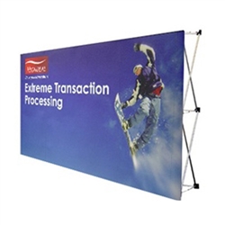 VBurst 8ft Fabric Popup Tabletop Display from xyzDisplays is a perfect choice for anyone that needs a large display but is unwilling to give up durability, weight, ease of setup, or quality. This display system is ideal for your next expo, tradeshow.