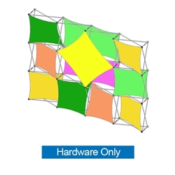 10ft (4x3) Xpressions SNAP Trade Show Display - Hardware Only. The Xpressions series offers many of the features the exhibitors look for in a high quality display including versatility