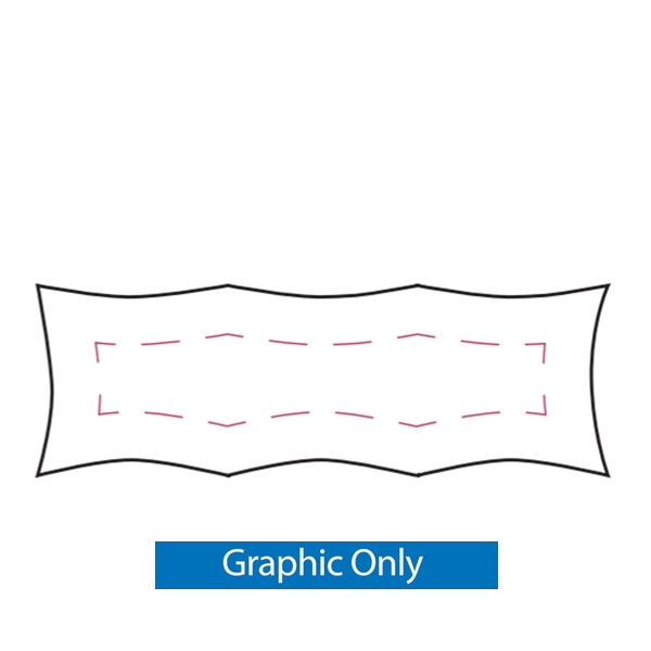 3x1 Replacement Skin for Xpressions SNAP Trade Show Display. Create a stunning 3-dimensional display in a Snap! Twelve frames, two planes for integrated graphics, and infinite configurations, offer a playground to create dramatic effects with endle