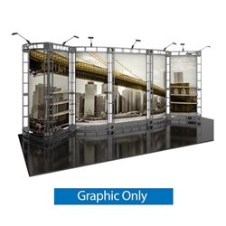 10ft x 20ft Phoenix Orbital Express Truss Replacement Fabric Graphics. Create a beautiful trade show display that's quick and easy to set up without any tools with the 10x20 Phoenix Truss Display. Truss displays are the most impactful exhibits
