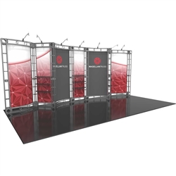 10ft x 20ft Inline Magellan Orbital Express Trade Show Truss Display with Fabric Graphics is a complete truss exhibit, professionally designed to fit a 10ft ï¿½ 20ft trade show booth space. Orbital truss displays are most popular trade show displays