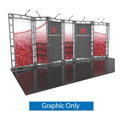 10ft x 20ft Magellan Orbital Express Truss Replacement Fabric Graphics. Create a beautiful trade show display that's quick and easy to set up without any tools with the 10x20 Magellan Truss Display. Truss displays are the most impactful exhibits