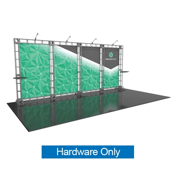 20ft Hercules 13 Orbital Express Truss Back Wall Display Hardware Only is the next generation in dynamic trade show structure. Modular and portable display truss for stage systems, trade show exhibit stands, displays and backwall booths