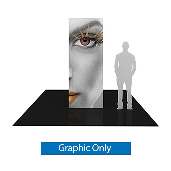 Replacement Graphics for 3ft x 8ft Vector Frame Modular Tower 01 | SEG Tension Fabric Only