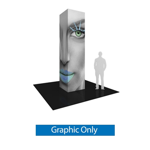 Replacement Graphics for 3ft x 12ft Vector Frame Modular Tower 05 | SEG Tension Fabric Only