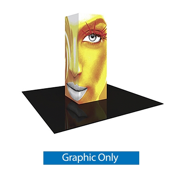 Replacement Graphics for 3ft x 8ft Vector Frame Modular Backlit Tower 01 | SEG Tension Fabric Only