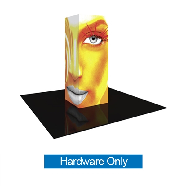 Hardware for 3ft x 8ft Vector Frame Modular Backlit Tower 01 | Extrusion Frame, Lights & Case