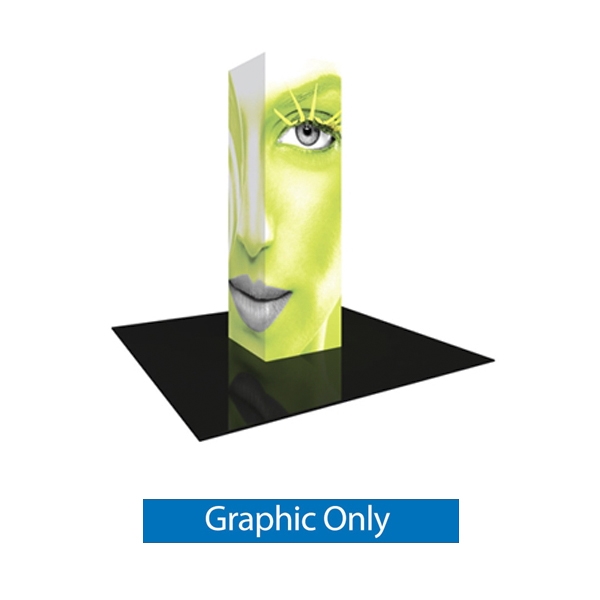 Replacement Graphics for 3ft x 10ft Vector Frame Modular Backlit Tower 03 | SEG Tension Fabric Only