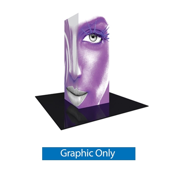 Replacement Graphics for 4ft x 10ft Vector Frame Modular Backlit Tower 04 | SEG Tension Fabric Only