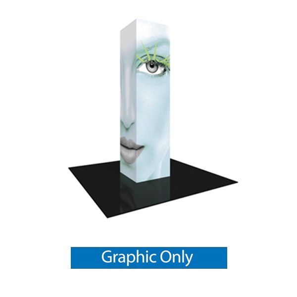 Replacement Graphics for 3ft x 12ft Vector Frame Modular Backlit Tower 05 | SEG Tension Fabric Only