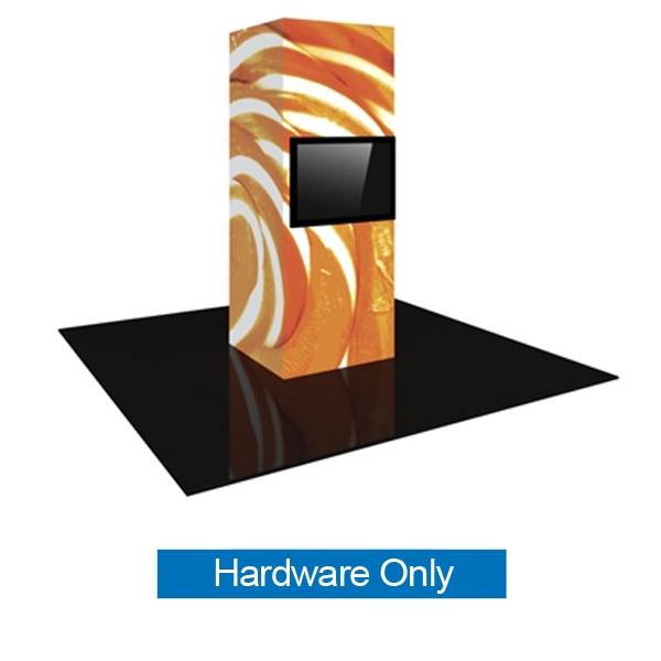 Hardware for 3ft x 8ft Vector Frame Backlit Monitor Tower 01 | Extrusion Frame, Lights & Case