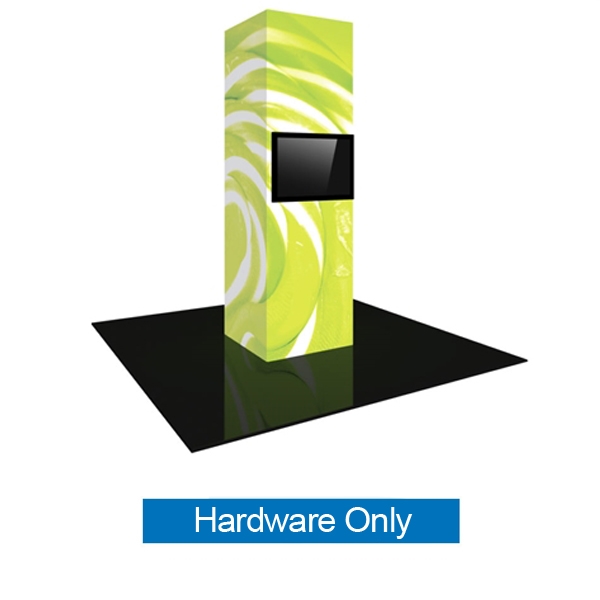 Hardware for 3ft x 10ft Vector Frame Backlit Monitor Tower 03 | Extrusion Frame, Lights & Case
