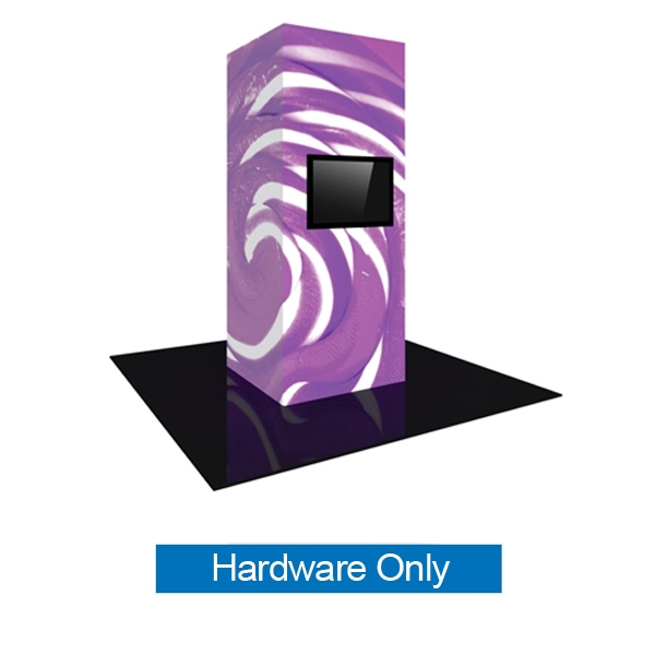 Hardware for 4ft x 10ft Vector Frame Backlit Monitor Tower 04 | Extrusion Frame, Lights & Case