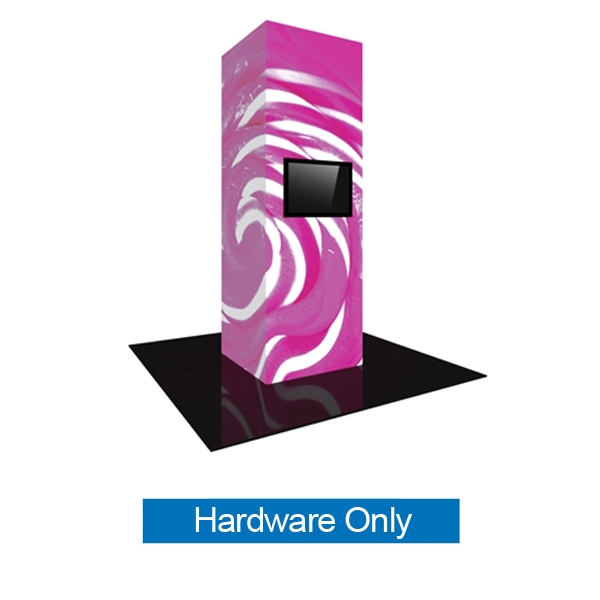 Hardware for 4ft x 12ft Vector Frame Backlit Monitor Tower 06 | Extrusion Frame, Lights & Case